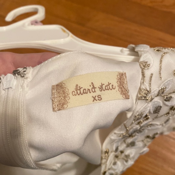 Altard State gold and white dress - Picture 3 of 3